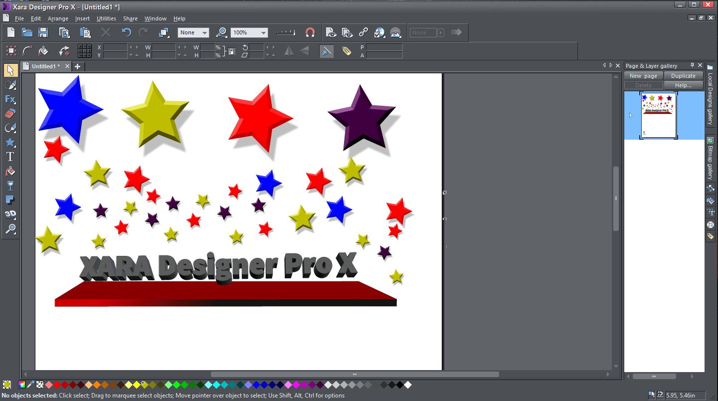 Screenshot-5 Xara Designer Pro X Review (Windows/PC)